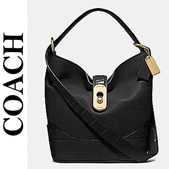 Coach Handbags - NWT COACH AMBER DUFFLE BLACK